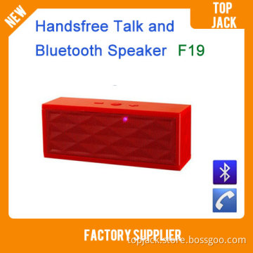 Wireless Mini Handsfree Talk Function Card Bluetooth F19 Speaker